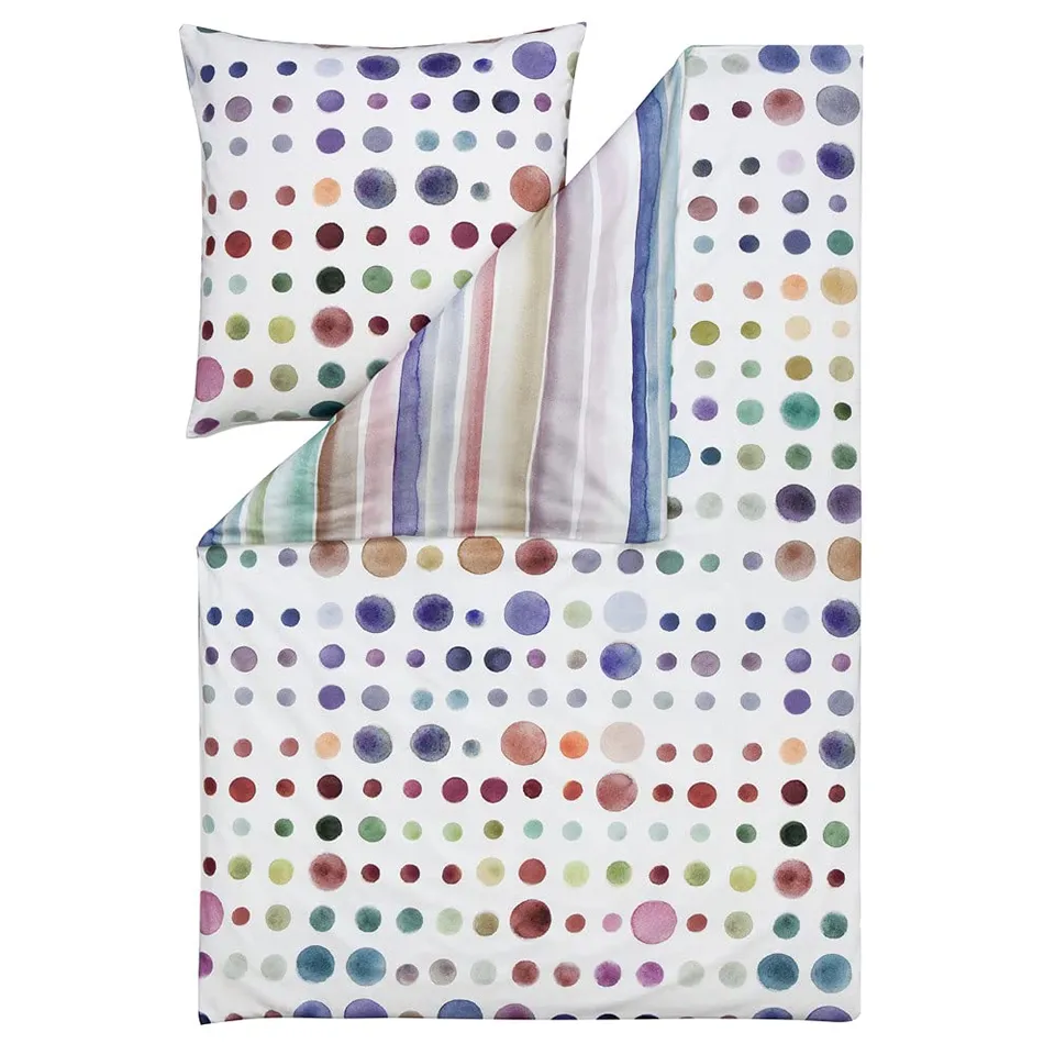 estella-joy-kuschelflanell-bettw-sche-135x200-cm-bunt-punkte-aquarell-wende-set image 1