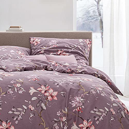estella-feinflanell-bettw-sche-lavarone-mauve-135x200-cm-80x80-cm image 7