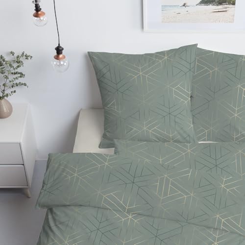 estella-mako-satin-bettw-sche-135x200-luan-mint-uni-waben-rauten-7919-520 image 8