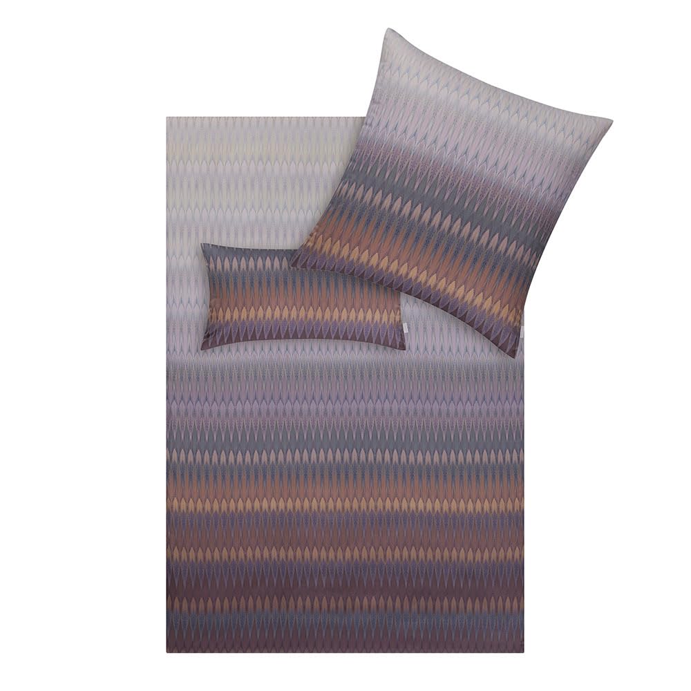 estella-satin-de-luxe-bettw-sche-155x220-matteo-braun-zickzack-streifen-1026-310 image 2