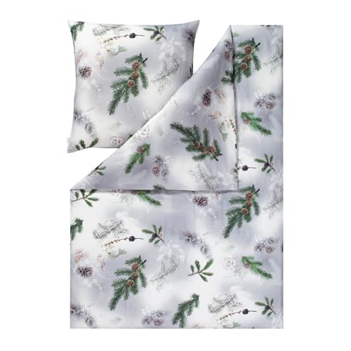 estella-kuschelflanell-bettw-sche-pine-twigs-4455-820-silber-155x220-cm image 8