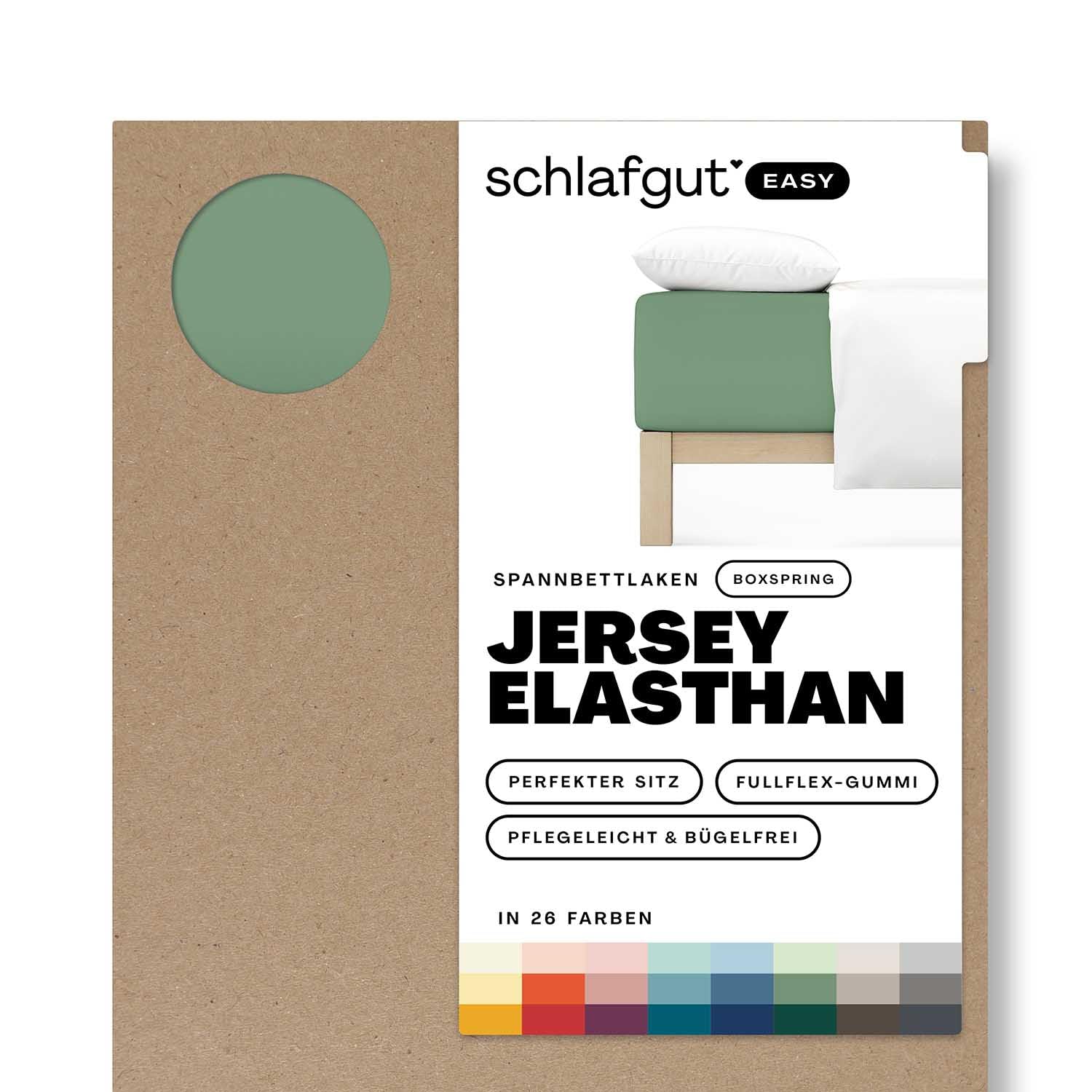 schlafgut-easy-jersey-boxspring-spannbettlaken-90x200-cm-green-mid-40-cm-h-he image 1