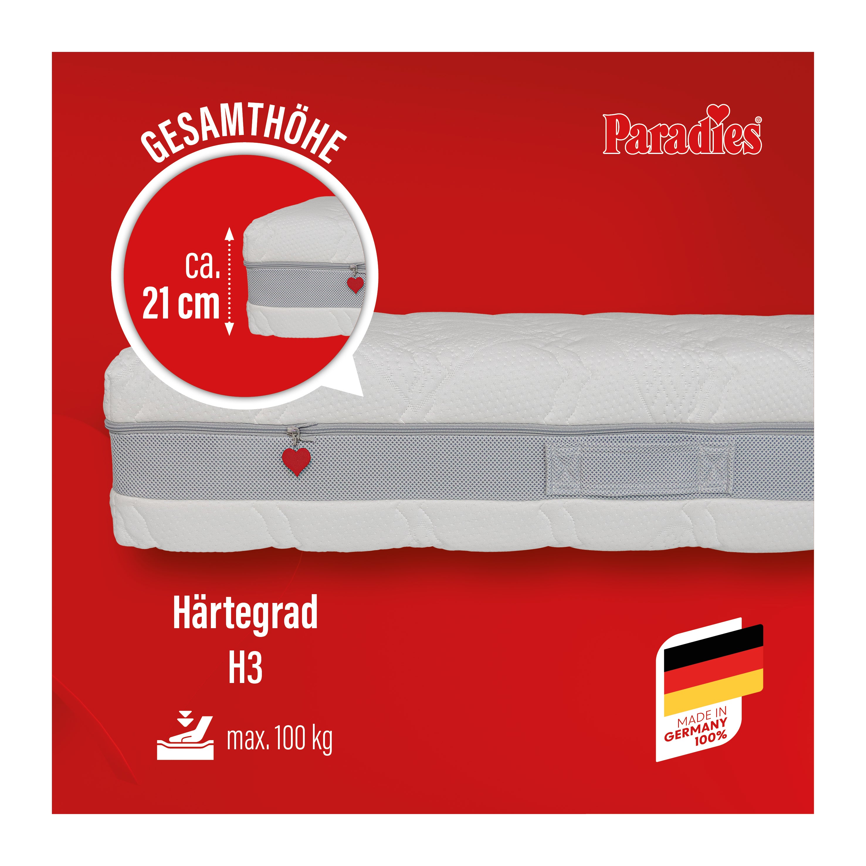 paradies-prolife-supreme-7-zonen-kaltschaummatratze image 3