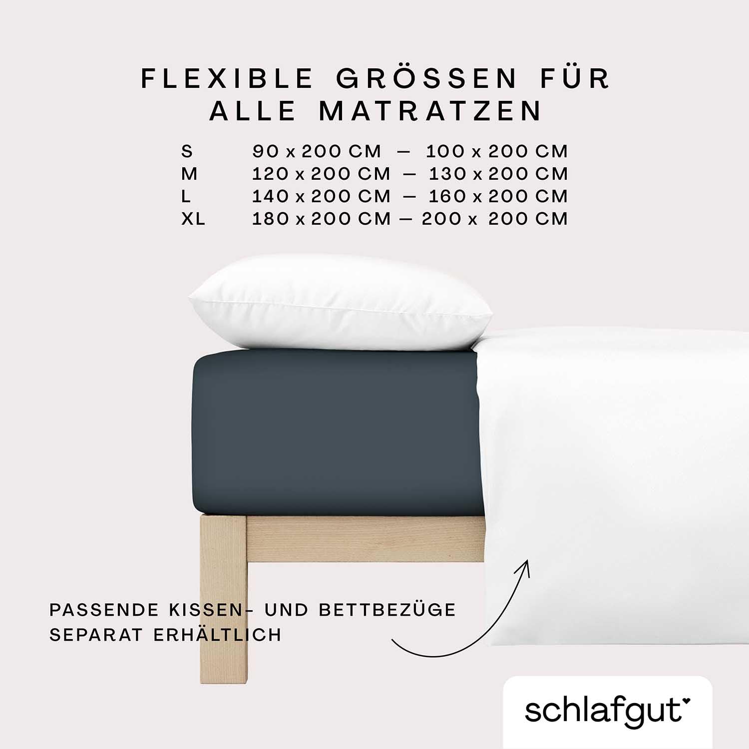 schlafgut-soft-contact-spannbettlaken-200x200-cm-baumwolle-grey-deep image 4