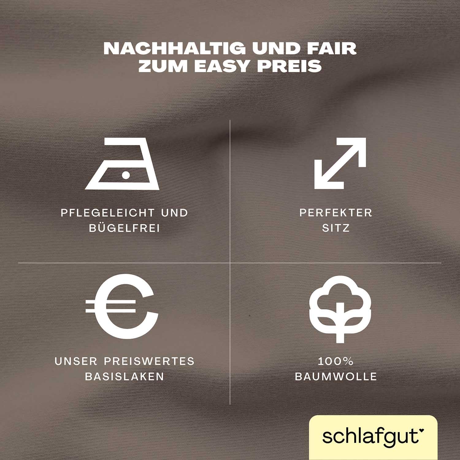 schlafgut-easy-jersey-spannbettlaken-90x190-bis-100x200-cm-sand-deep-100-baumwol image 2