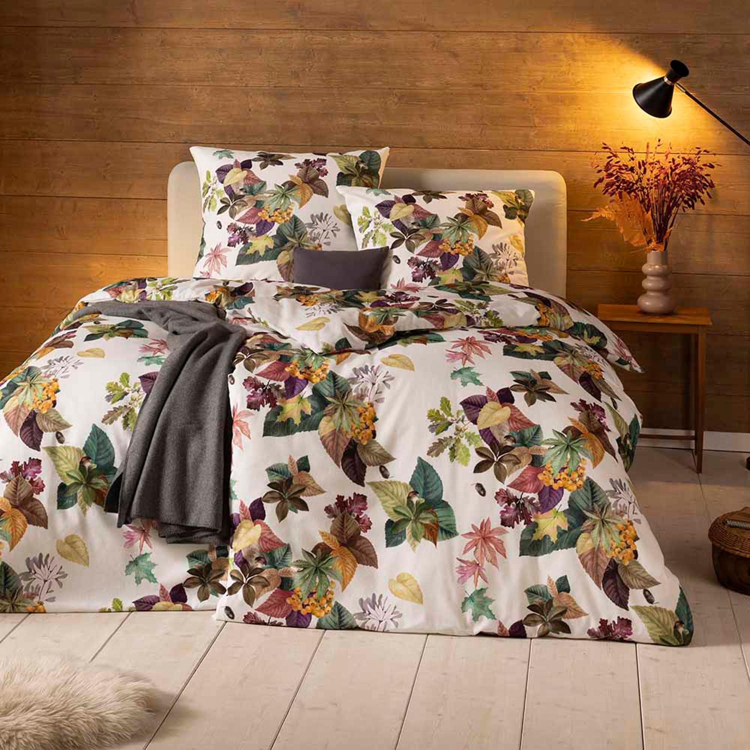 estella-maple-4443-985-kuschelflanell-bettw-sche-135x200-multicolor-herbstlaub image 2