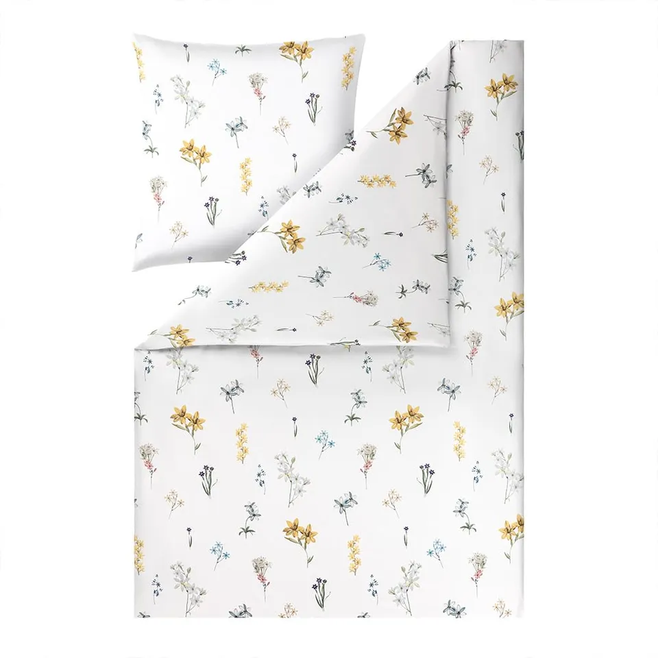 estella-cintia-bettw-sche-140x200-cm-70x90-cm-gelb-aus-100-bio-baumwolle-satin image 1