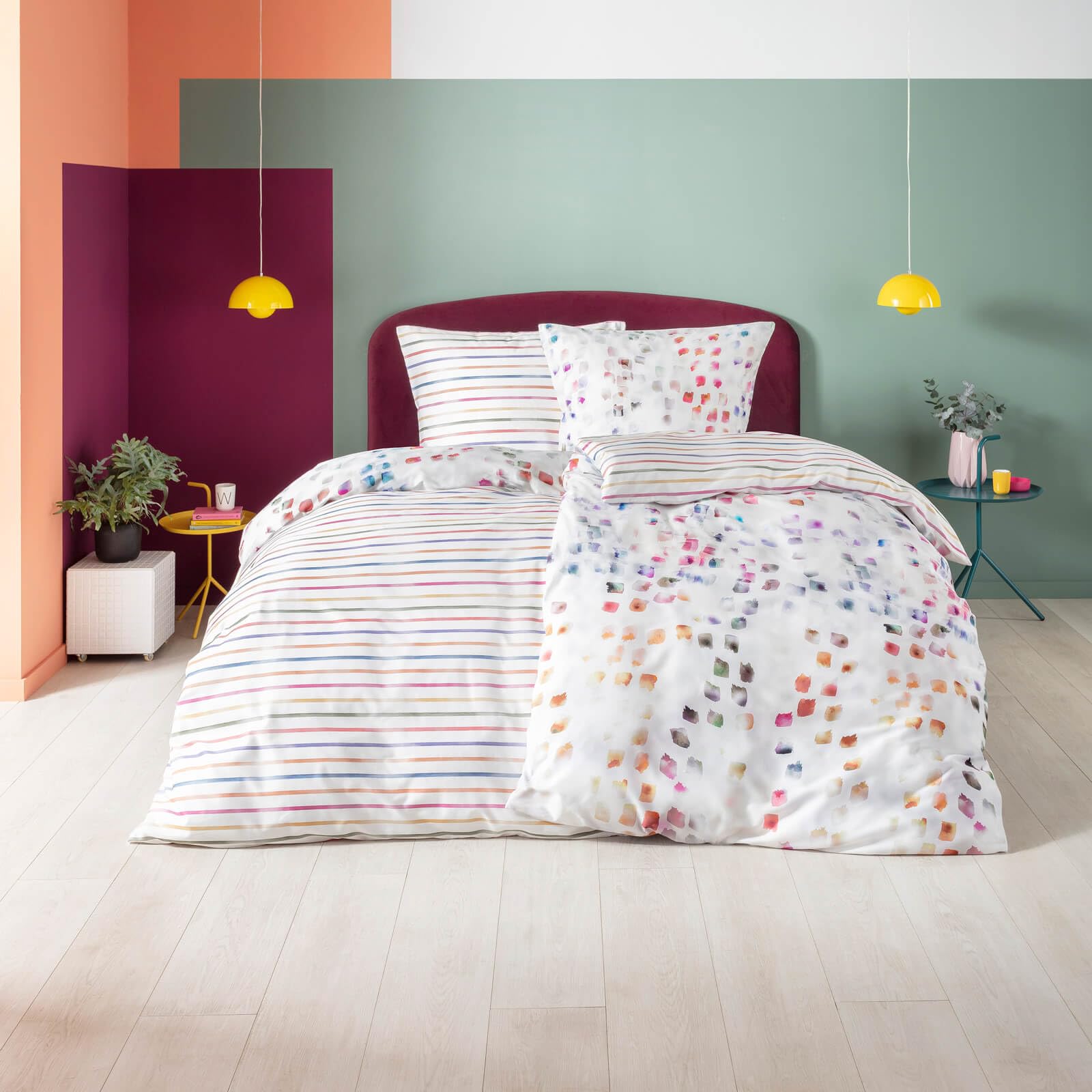 estella-audrey-4837-mako-satin-bettw-sche-multicolor-aquarell-155x220-cm-80x80-c image 5