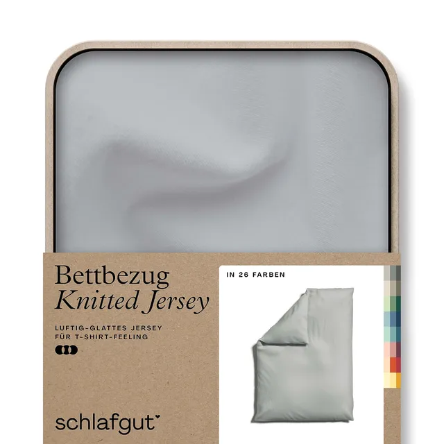 schlafgut-knitted-jersey-bettw-sche-135x200-cm-bio-baumwolle-grey-light image 1