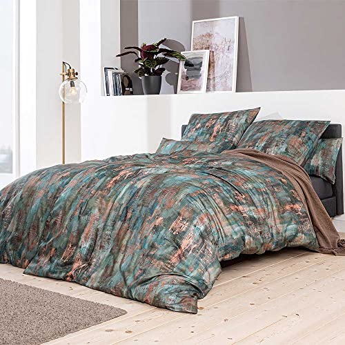 estella-juliano-satin-de-luxe-bettw-sche-petrol-140x200-70x90-40x80 image 4