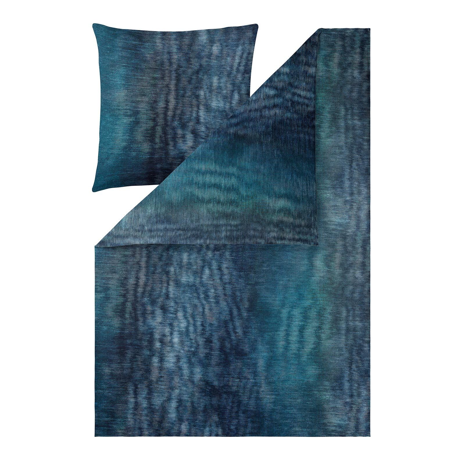 estella-arno-bettw-sche-135x200-cm-80x80-cm-dunkelblau-farbverlauf-mako-jersey image 1
