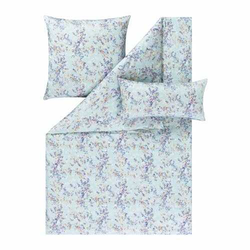 estella-mako-satin-bettw-sche-155x220-delizia-mint-bl-tter-tupfen-7951-520 image 7