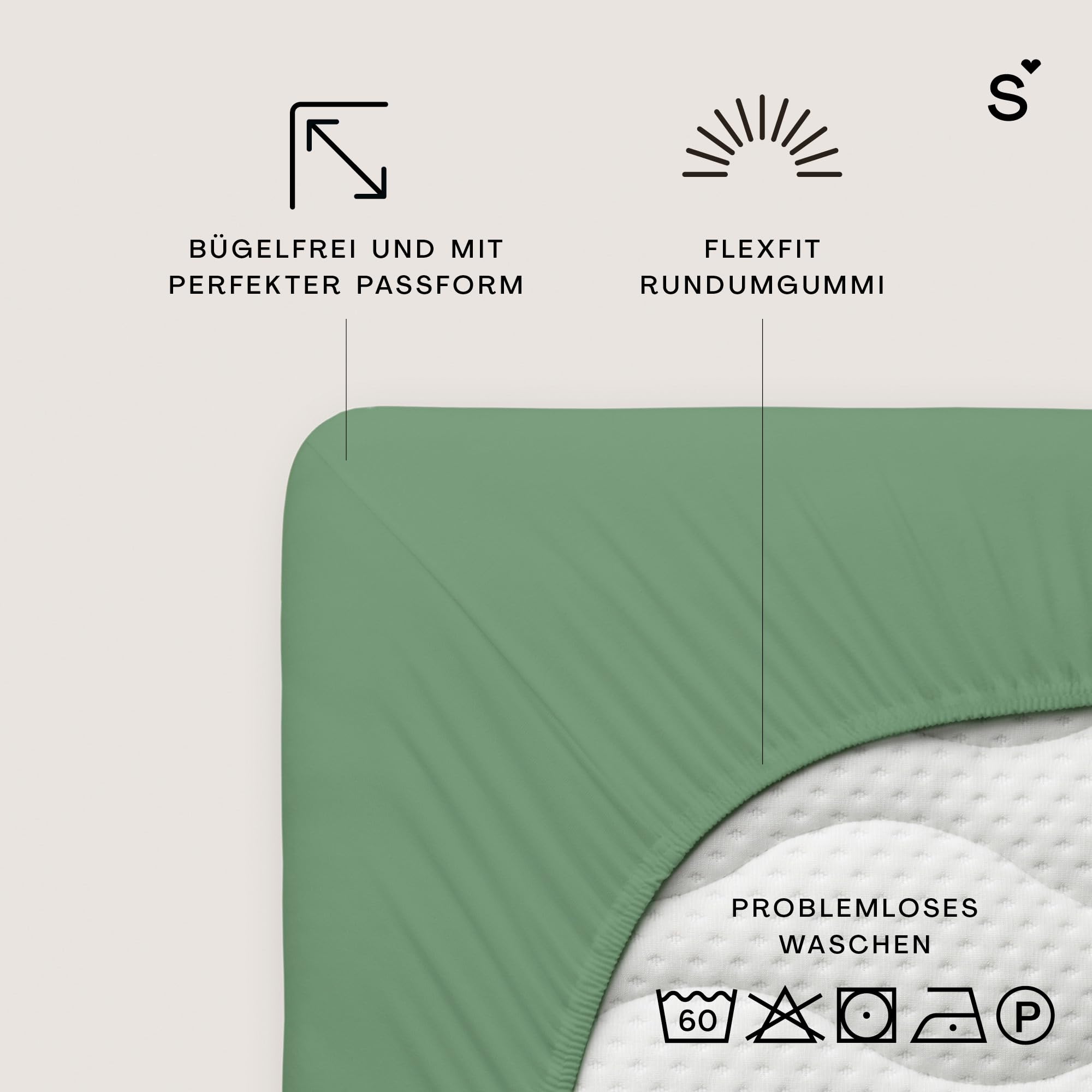 schlafgut-basic-cotton-spannbetttuch-140x200-160x200-cm-green-mid image 4