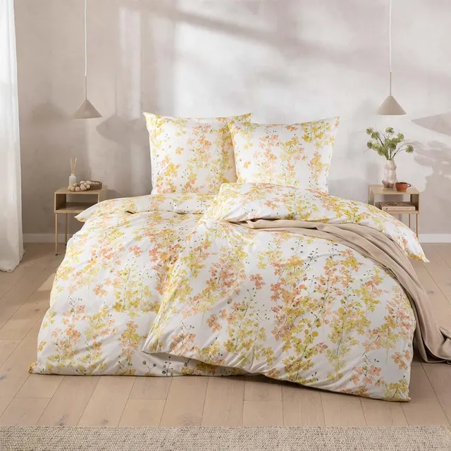 estella-adeva-mako-interlock-jersey-bettw-sche-gelb-floral image 1