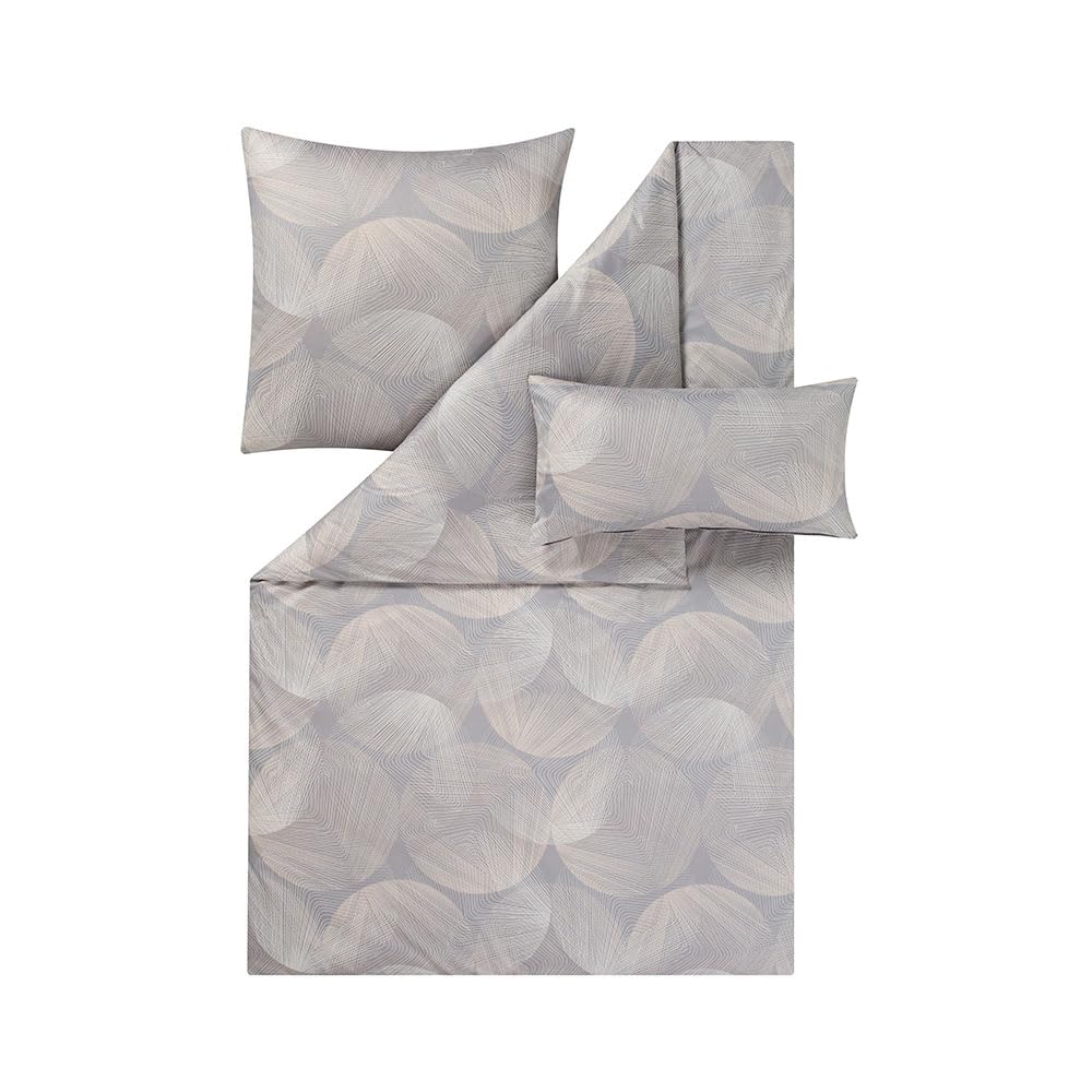estella-dora-bettw-sche-135x200-80x80-cm-silber-100-baumwolle image 1