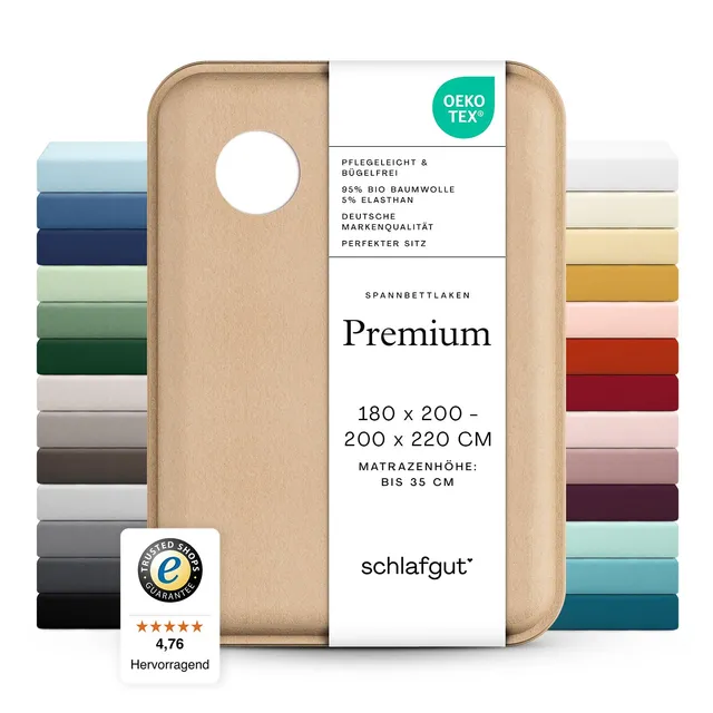 schlafgut-premium-bio-baumwolle-spannbettlaken-180x200-bis-200x220-full-white image 1