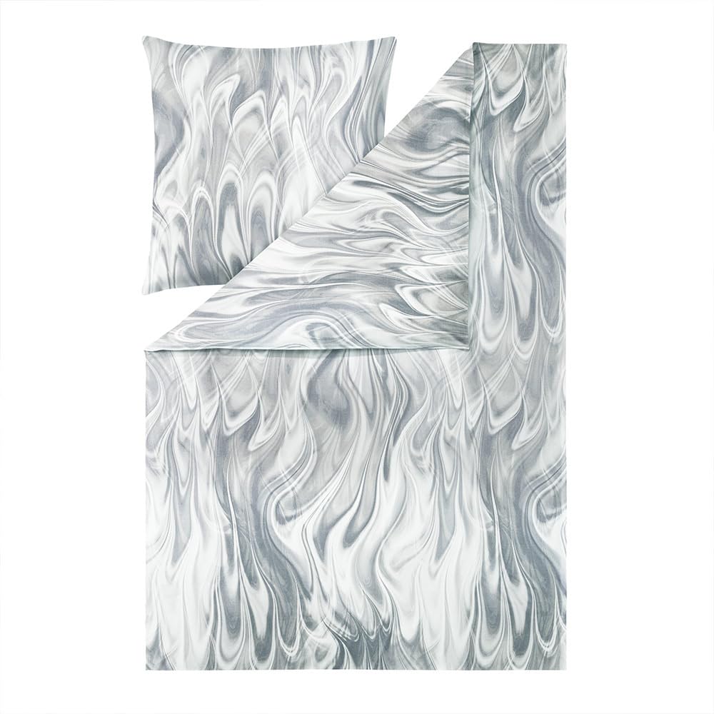 estella-klaas-bettw-sche-135x200-cm-80x80-cm-mako-interlock-jersey-in-grau image 1