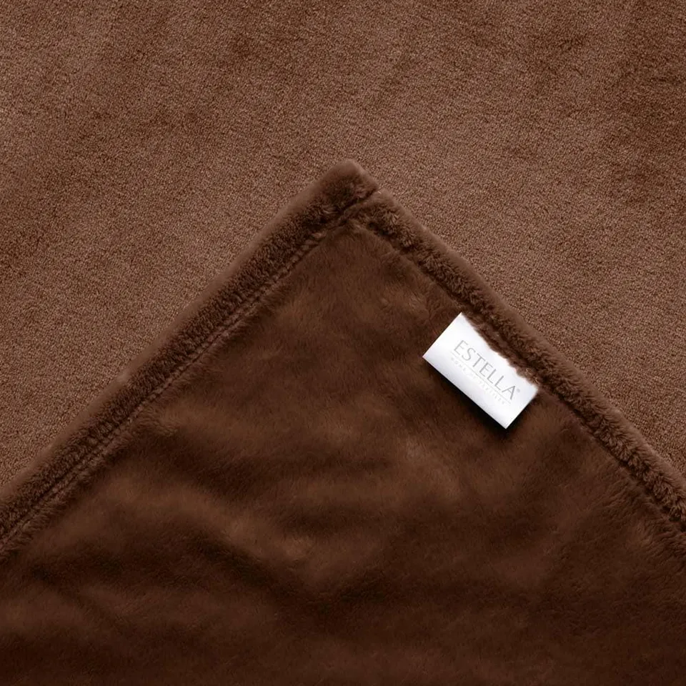 estella-kuscheldecke-polarflausch-braun-150x200-cm-microfaser-flanell-400-g-m image 1