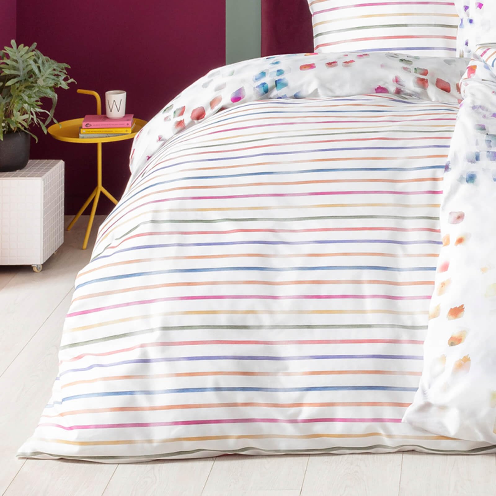estella-audrey-4837-mako-satin-bettw-sche-multicolor-aquarell-155x220-cm-80x80-c image 7