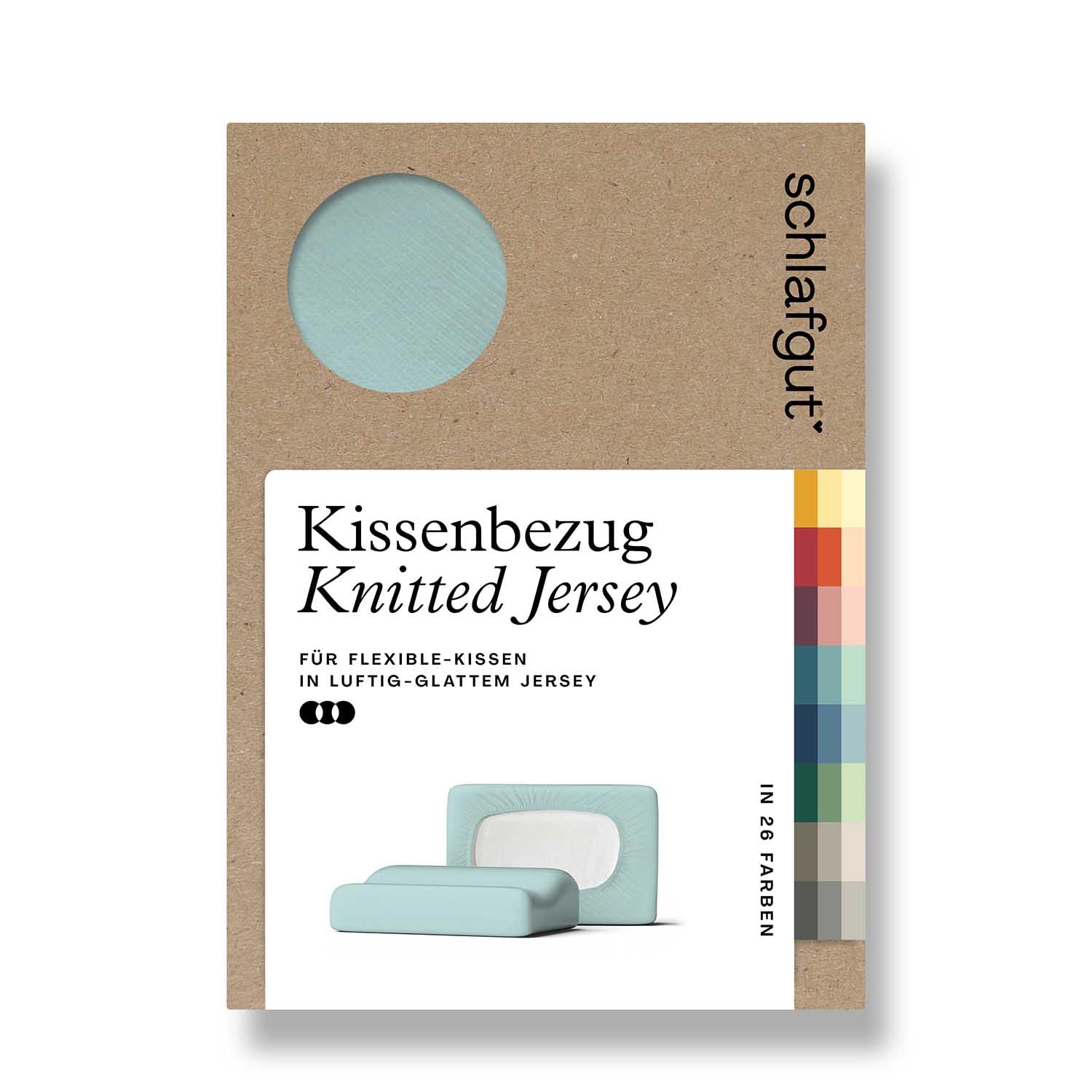 schlafgut-pure-flexibler-kissenbezug-s-xl-jersey-bio-baumwolle-petrol-licht image 1