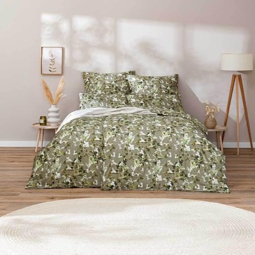estella-mako-satin-bettw-sche-155x220-ivy-khaki-efeu-bl-tter-7606-16 image 6