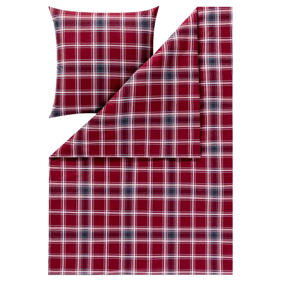estella-quirin-kuschelflanell-bettw-sche-rot-karo image 1