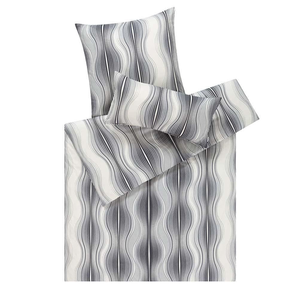 estella-marisol-bettw-sche-grau-135x200-cm-80x80-cm-mako-interlock-jersey-100-ba image 1