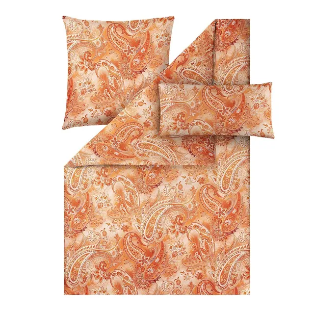 estella-rhea-mako-satin-bettw-sche-orange image 1