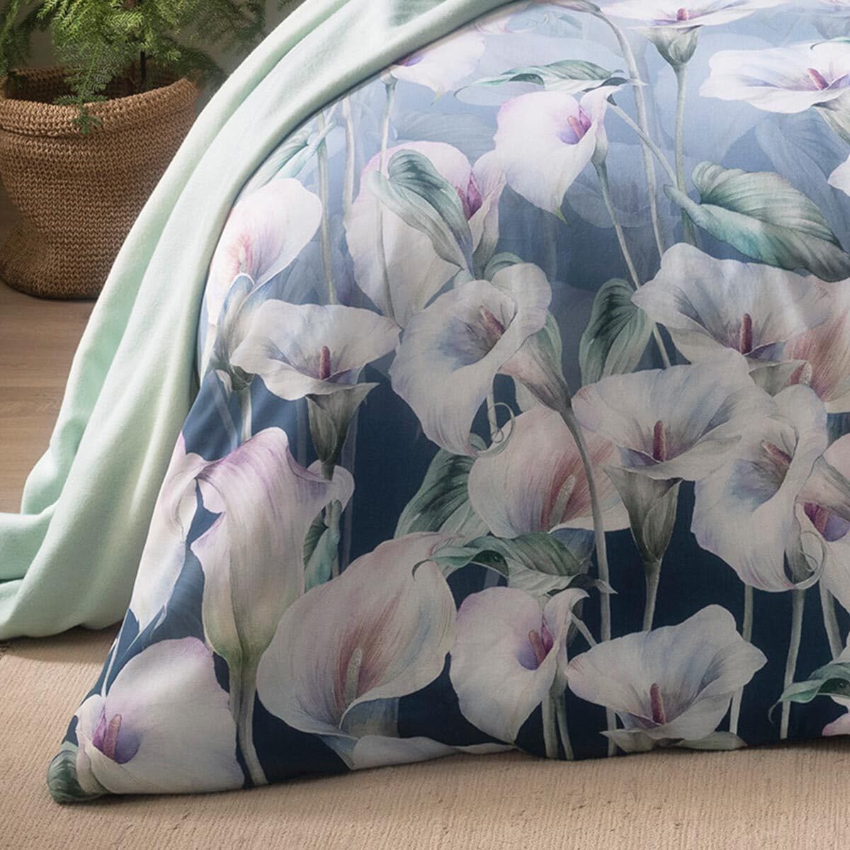 estella-carolin-satin-de-luxe-bettw-sche-navy-gro-blumige-premium-qualit-t image 4