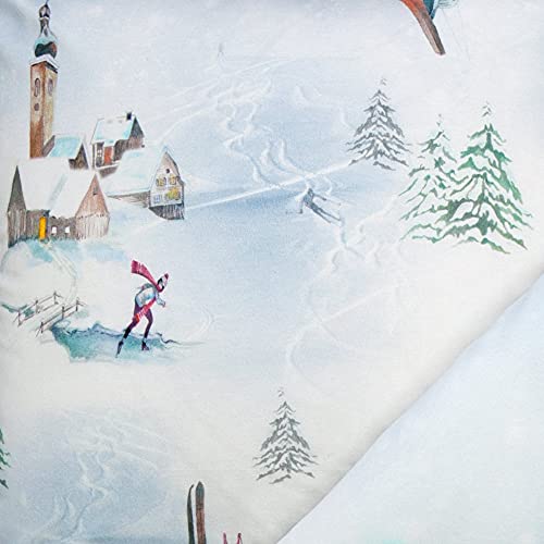 estella-st-anton-kuschelflanell-bettw-sche-schnee-140x200-cm-70x90-cm image 6
