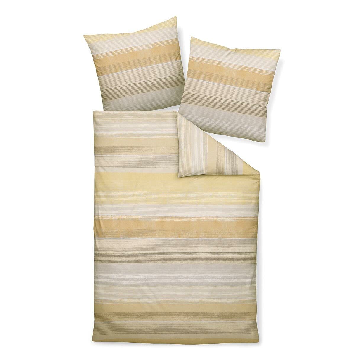janine-davos-feinbiber-bettw-sche-200x200-cm-2x-80x80-cm-honiggold image 2