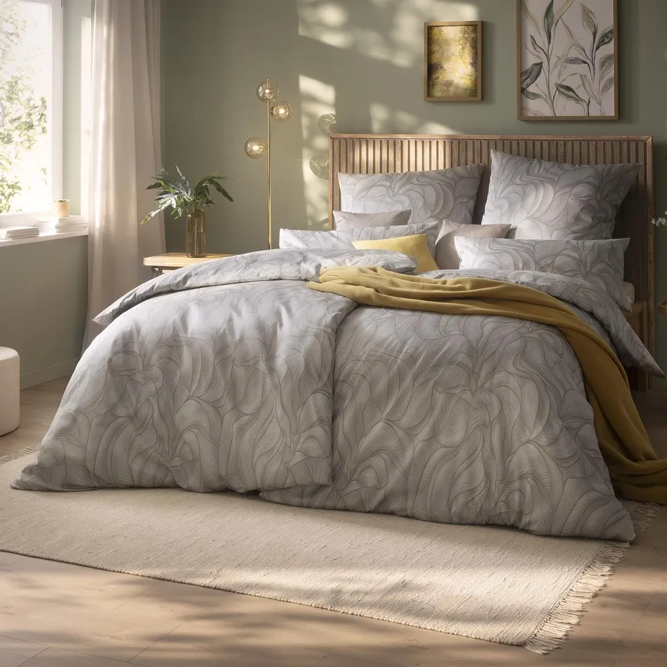 estella-hilda-7700-820-mako-satin-bettw-sche-135x200-cm-80x80-cm-in-silber image 1