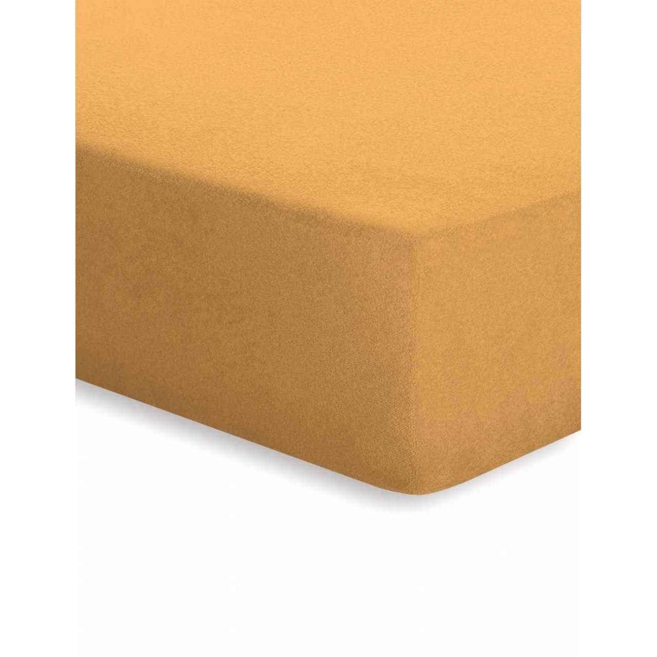 schlafgut-frottee-stretch-50421-spannbetttuch-sonne-gelb-uni image 8