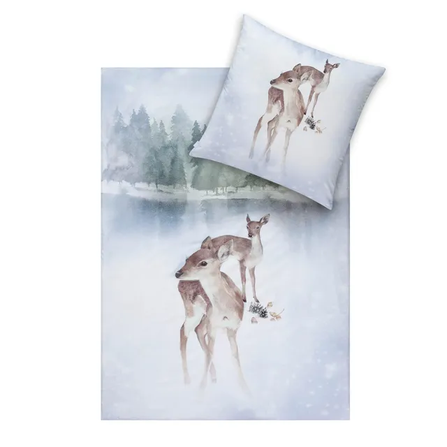 estella-iceland-4456-101-bettw-sche-kuschelflanell-135x200-cm-80x80-cm-schnee-10 image 1