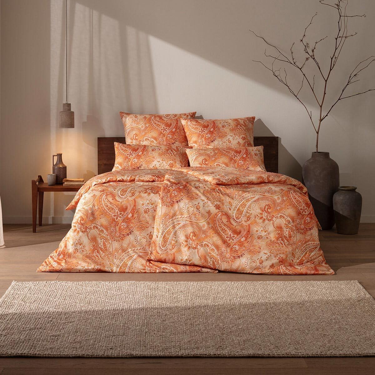 estella-rhea-mako-satin-bettw-sche-orange image 2