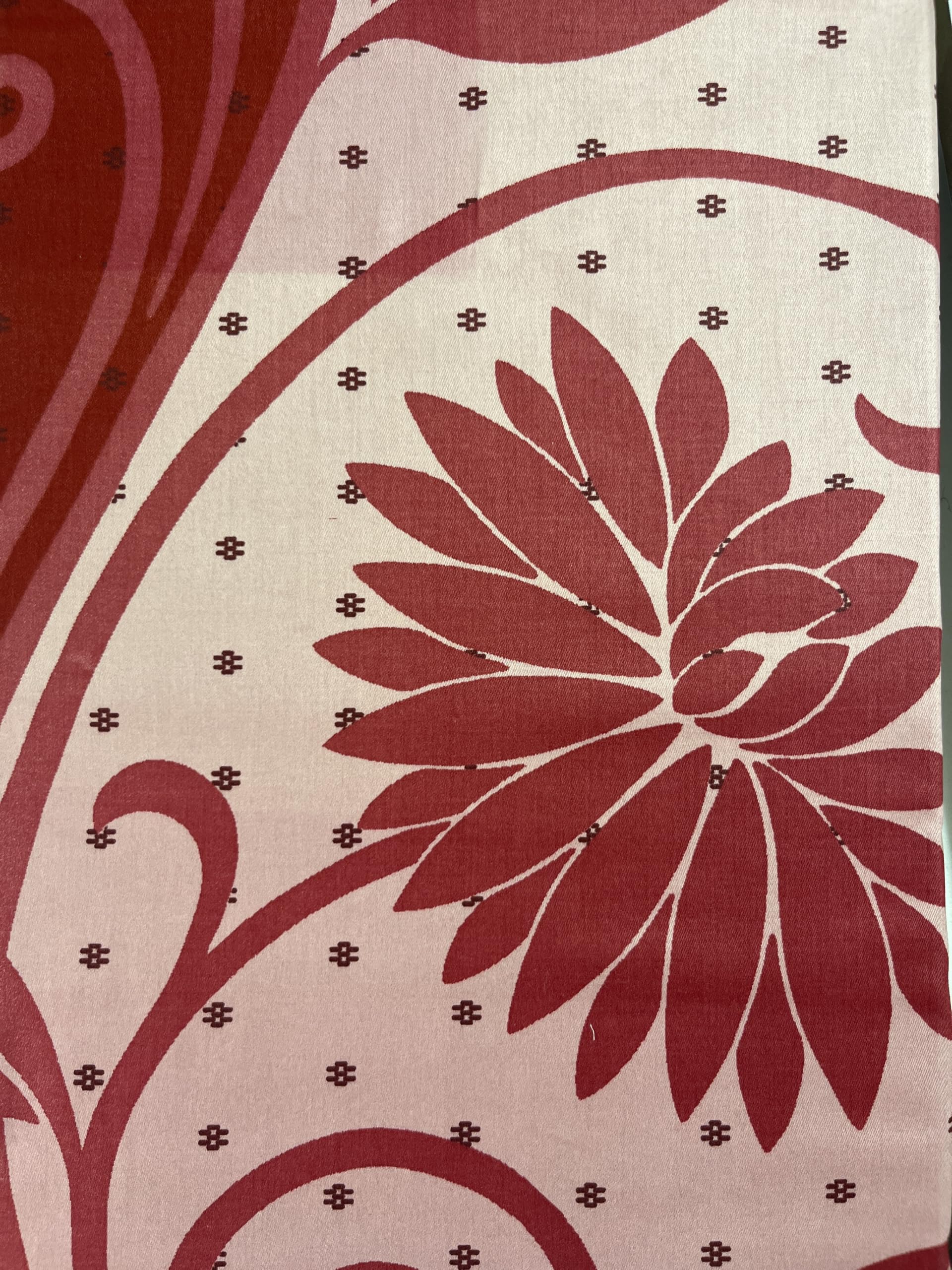 estella-mako-satin-bettw-sche-135x200-cm-80x80-cm-rot-blumenmuster image 1