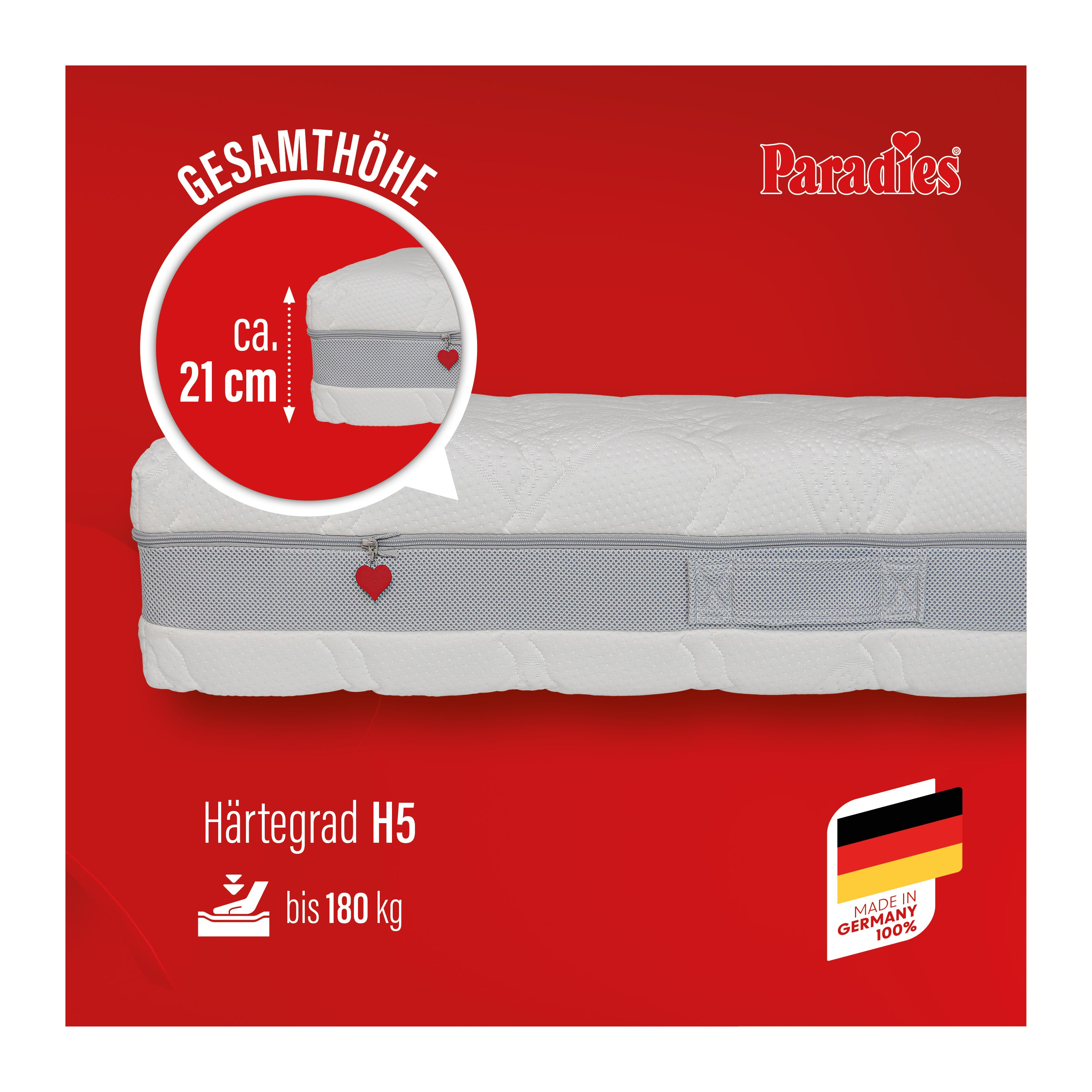 paradies-prolife-strong-180-7-zonen-taschenfederkernmatratze-allergikerfreundlic image 2