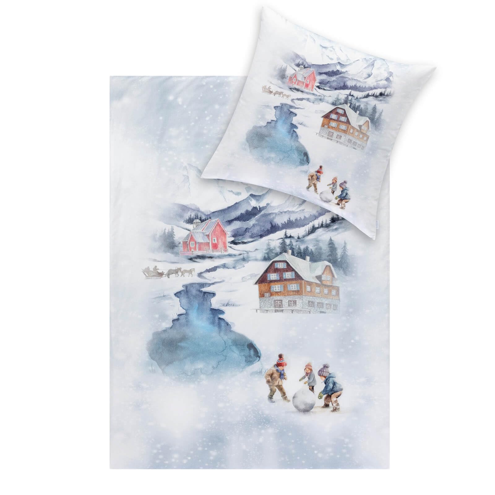 estella-mountain-lake-kuschelflanell-bettw-sche-155x220-80x80-cm-schnee-winterbe image 6