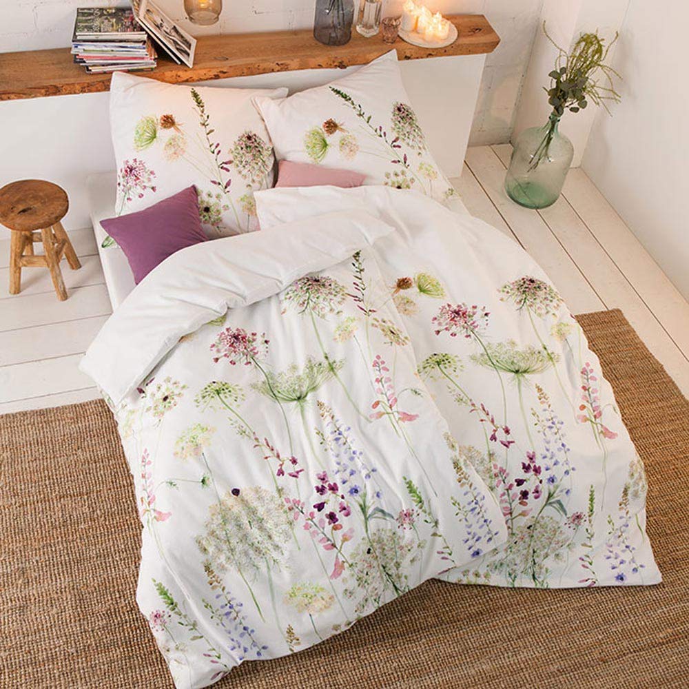 estella-meadow-4406-kuschelflanell-bettw-sche-135x200-cm-gr-n-blumen image 2