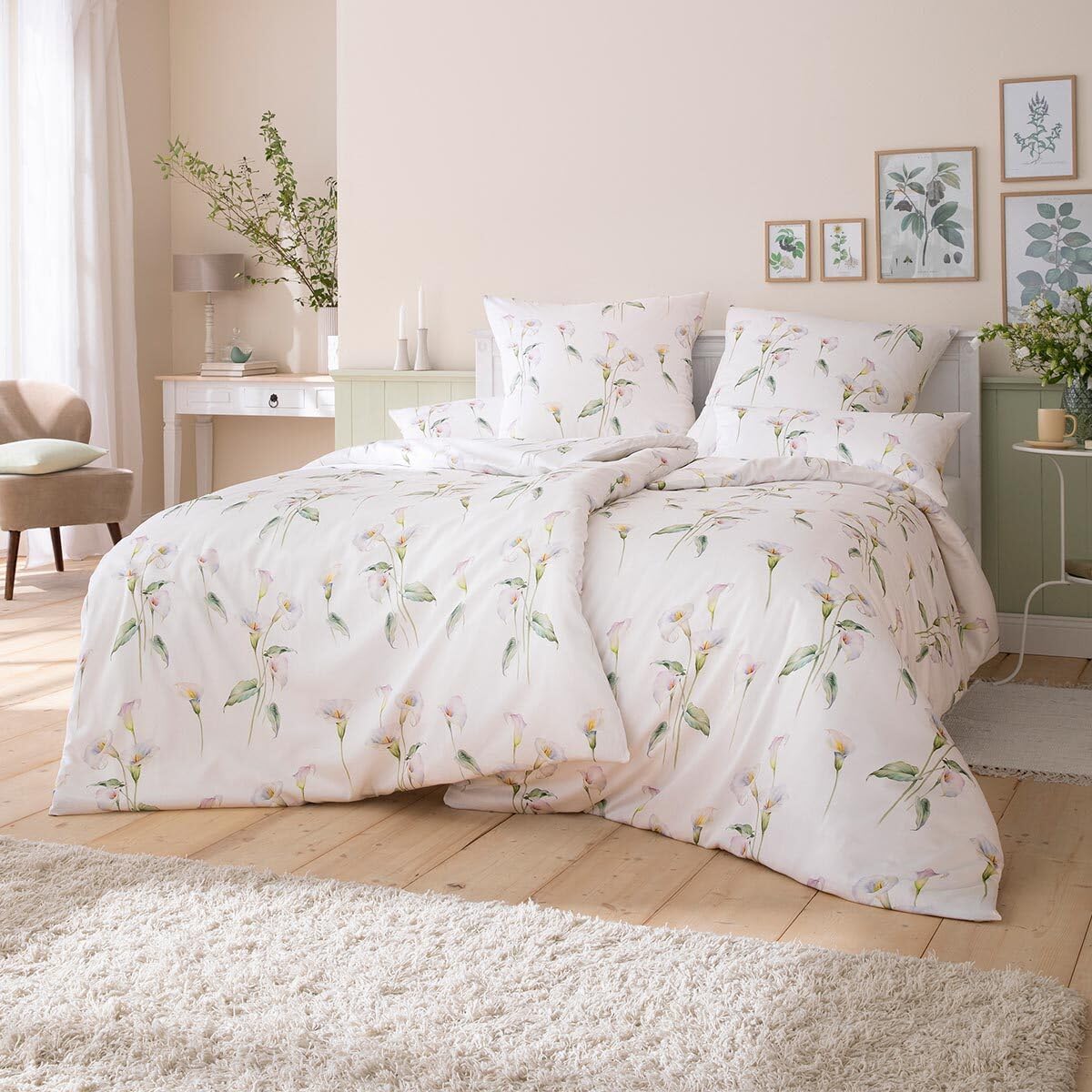 estella-satin-de-luxe-bettw-sche-calla-gr-n-155x220-80x80-40x80 image 2