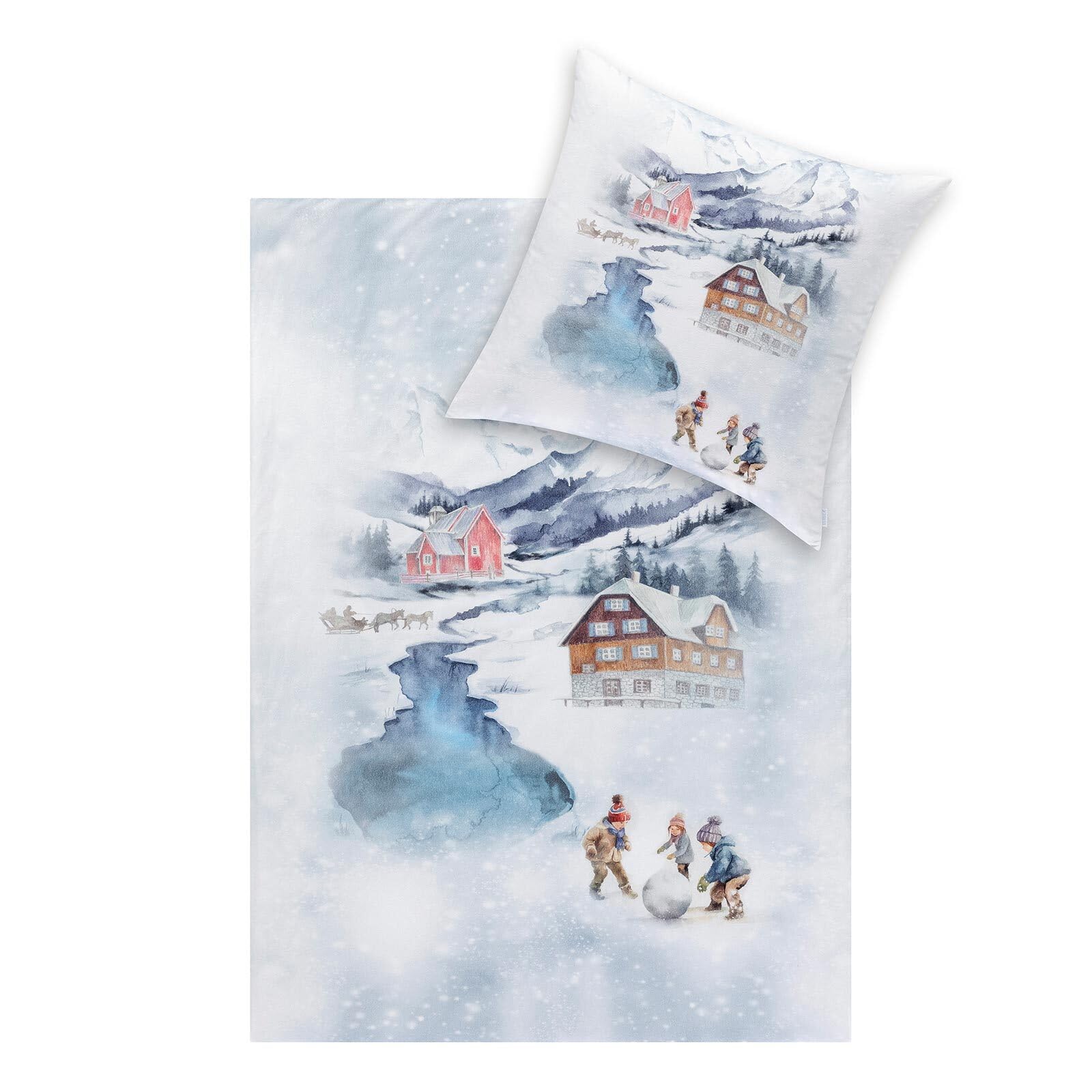 estella-mountain-lake-kuschelflanell-bettw-sche-155x220-80x80-cm-schnee-winterbe image 7