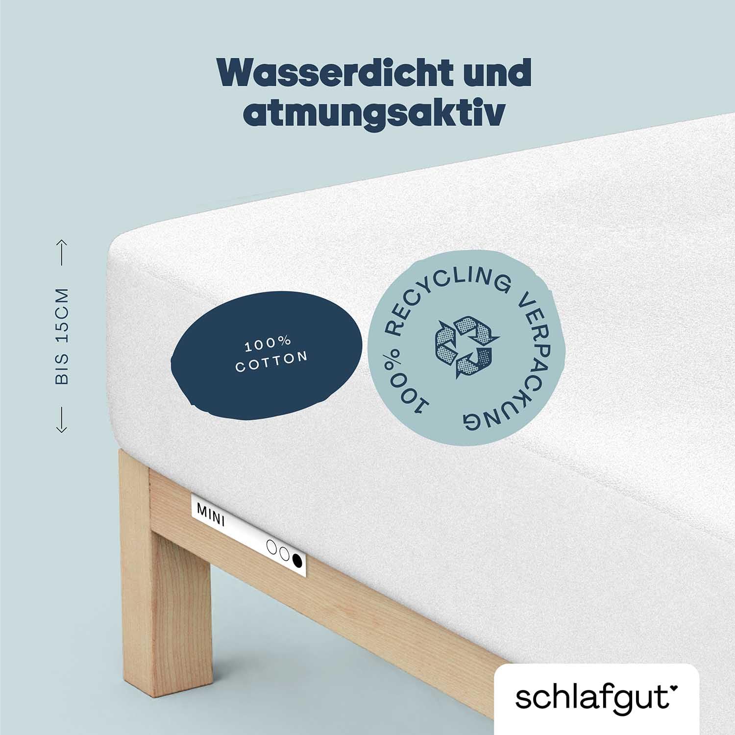 schlafgut-baselayer-pro-molton-matratzenschutz-70x140-cm-wasserdicht-baumwolle image 2