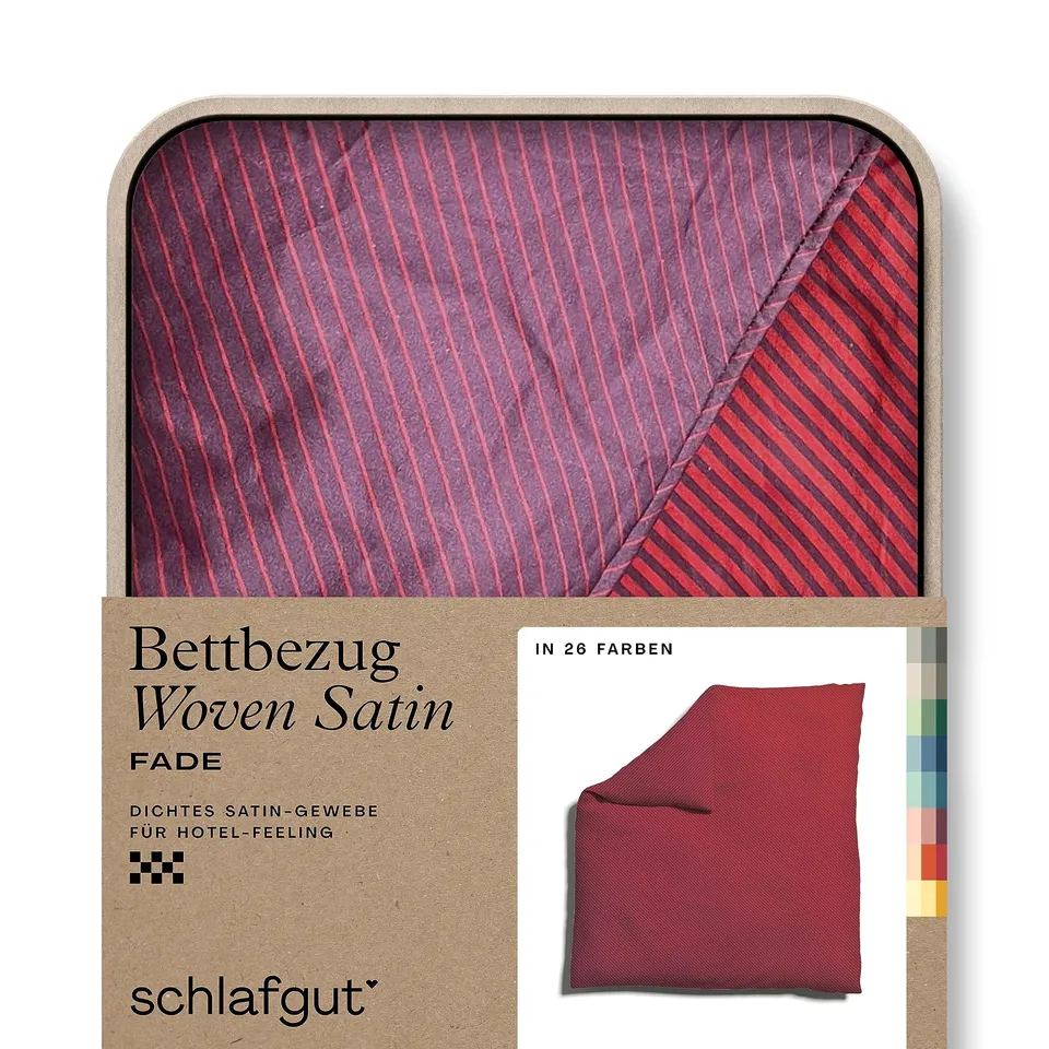 schlafgut-woven-fade-satin-bettdecke-bezug-200x200-cm-red-fade-deep-100-baumwoll image 1