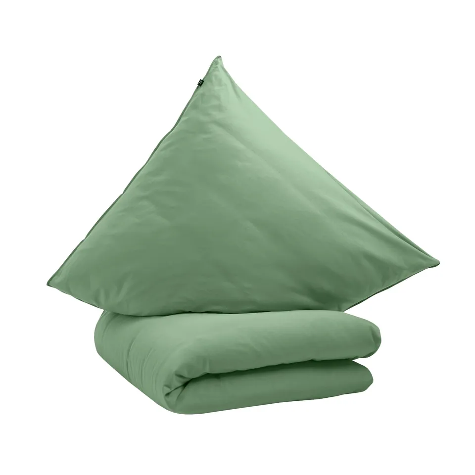schlafgut-knitted-jersey-bettw-sche-set-135x200-cm-80x80-cm-green-mid image 1