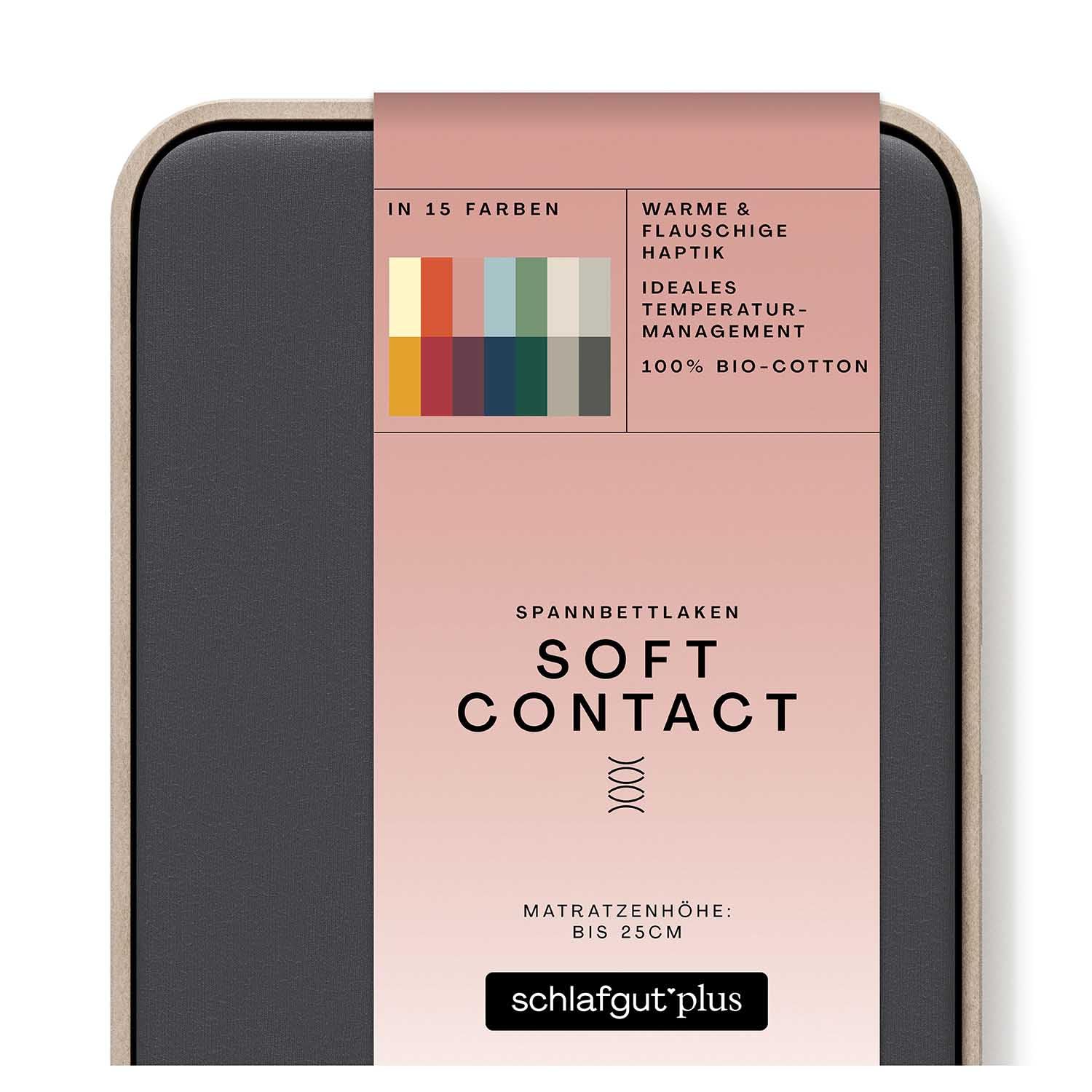 schlafgut-soft-contact-spannbettlaken-200x200-cm-baumwolle-grey-deep image 1