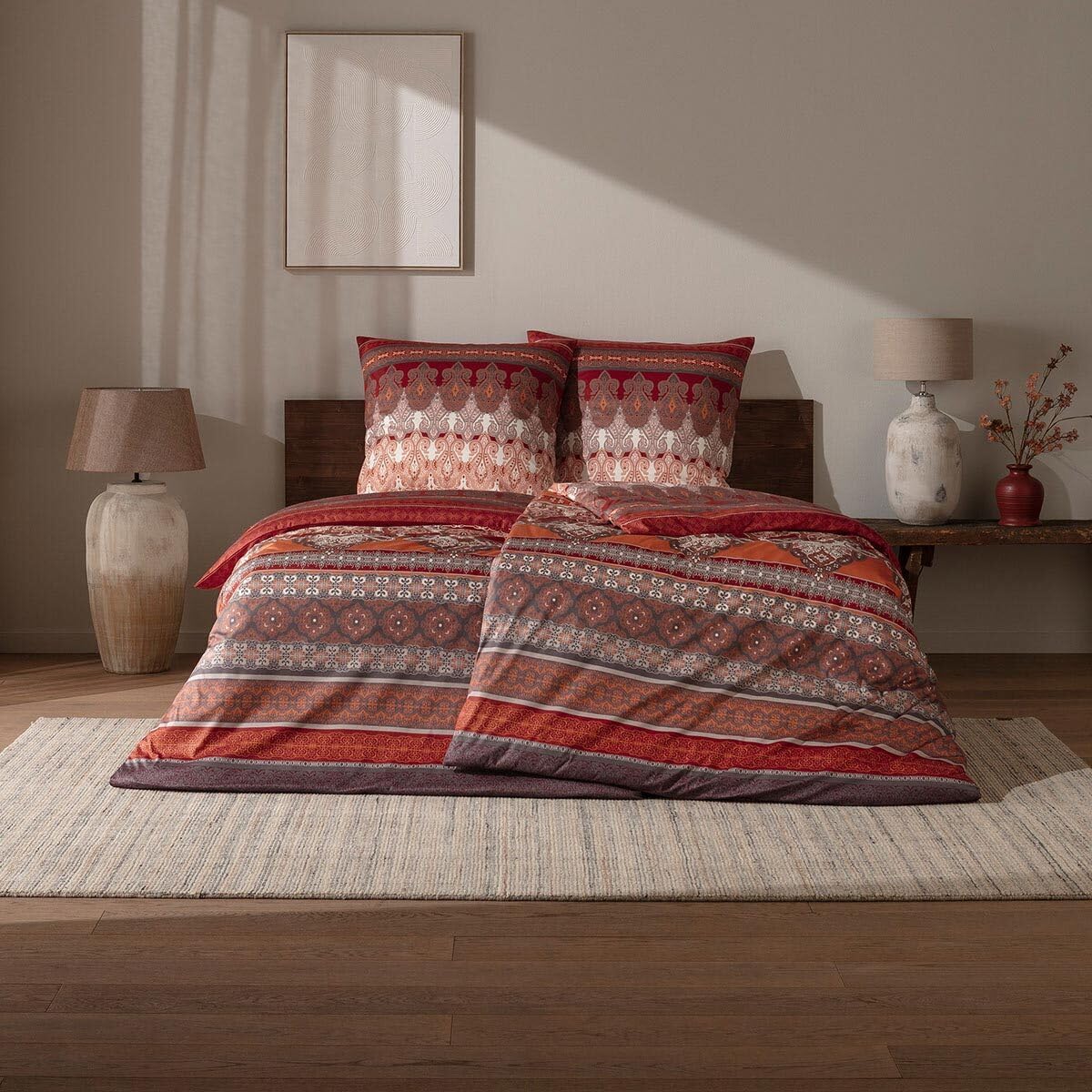 estella-martina-bettw-sche-orange-140x200-cm-70x90-cm-100-baumwolle-mako-interlo image 2