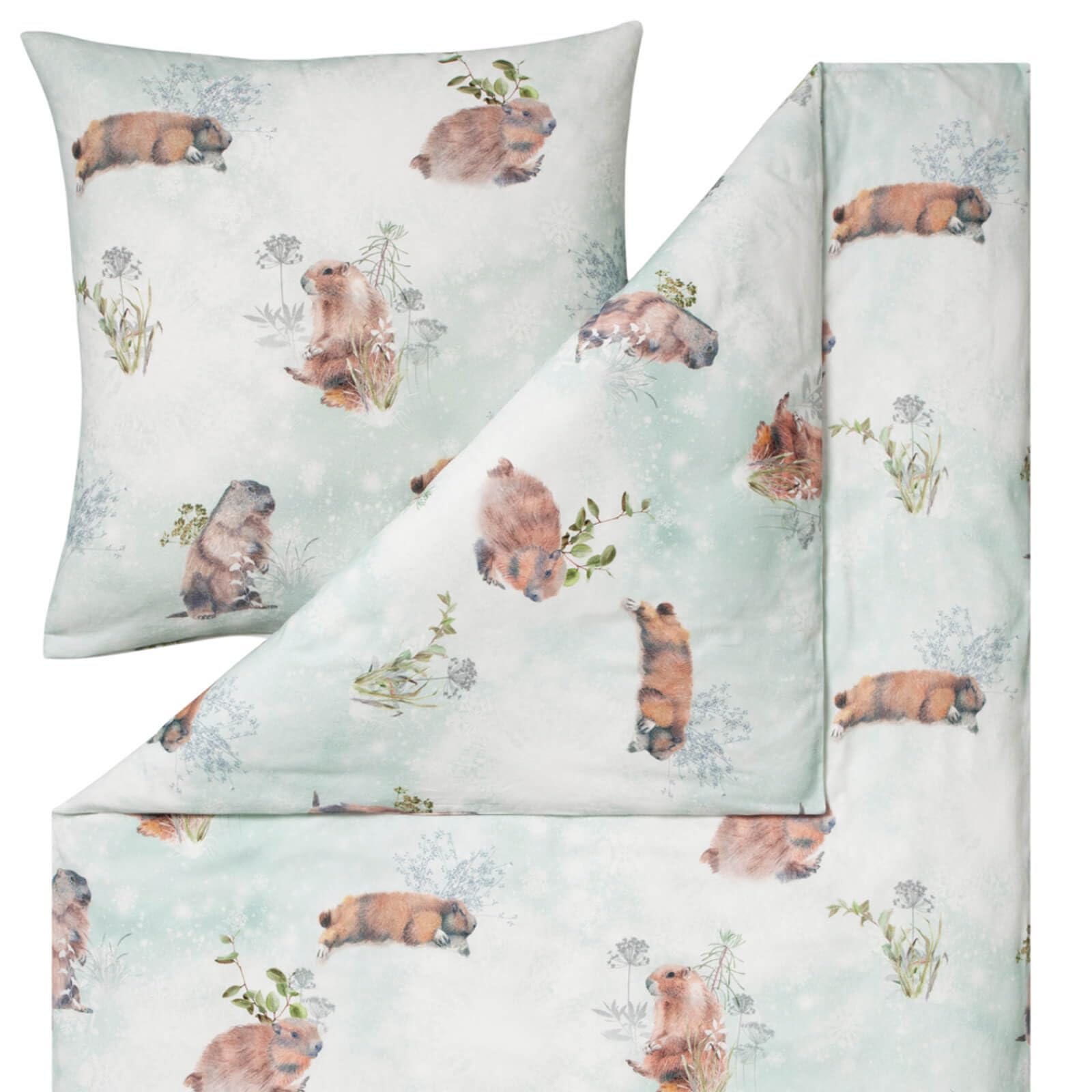 estella-hermann-4445-080-kuschelflanell-bettw-sche-jade-155x220 image 2
