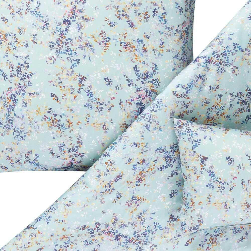 estella-mako-satin-bettw-sche-155x220-delizia-mint-bl-tter-tupfen-7951-520 image 4