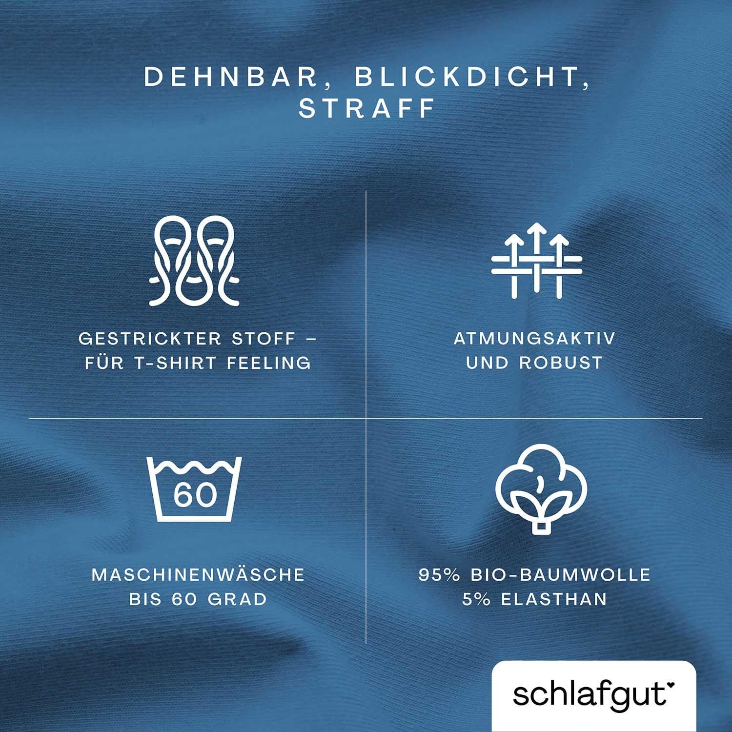 schlafgut-pure-topper-spannbettlaken-90-x-200-cm-bio-baumwolle-blue-mid image 3