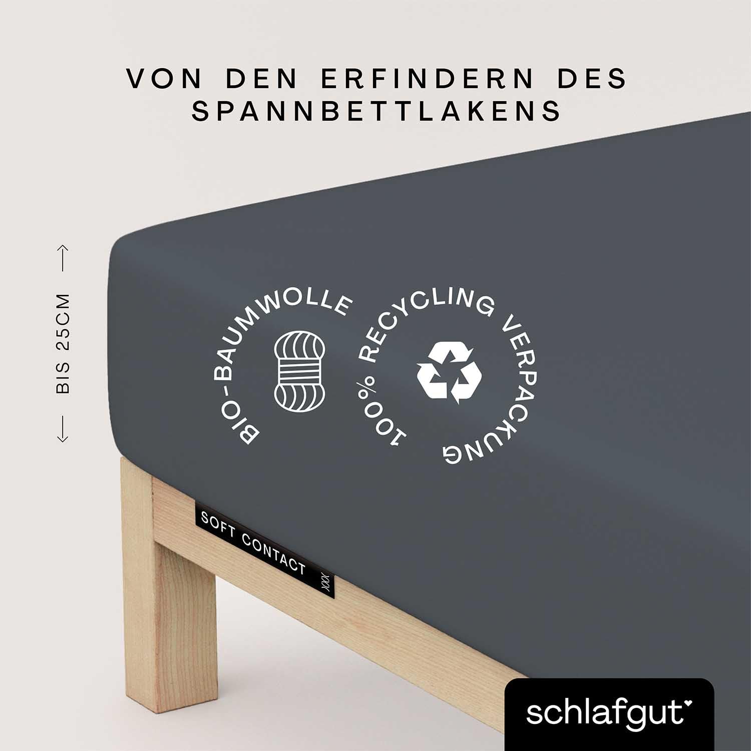 schlafgut-soft-contact-spannbettlaken-200x200-cm-baumwolle-grey-deep image 2